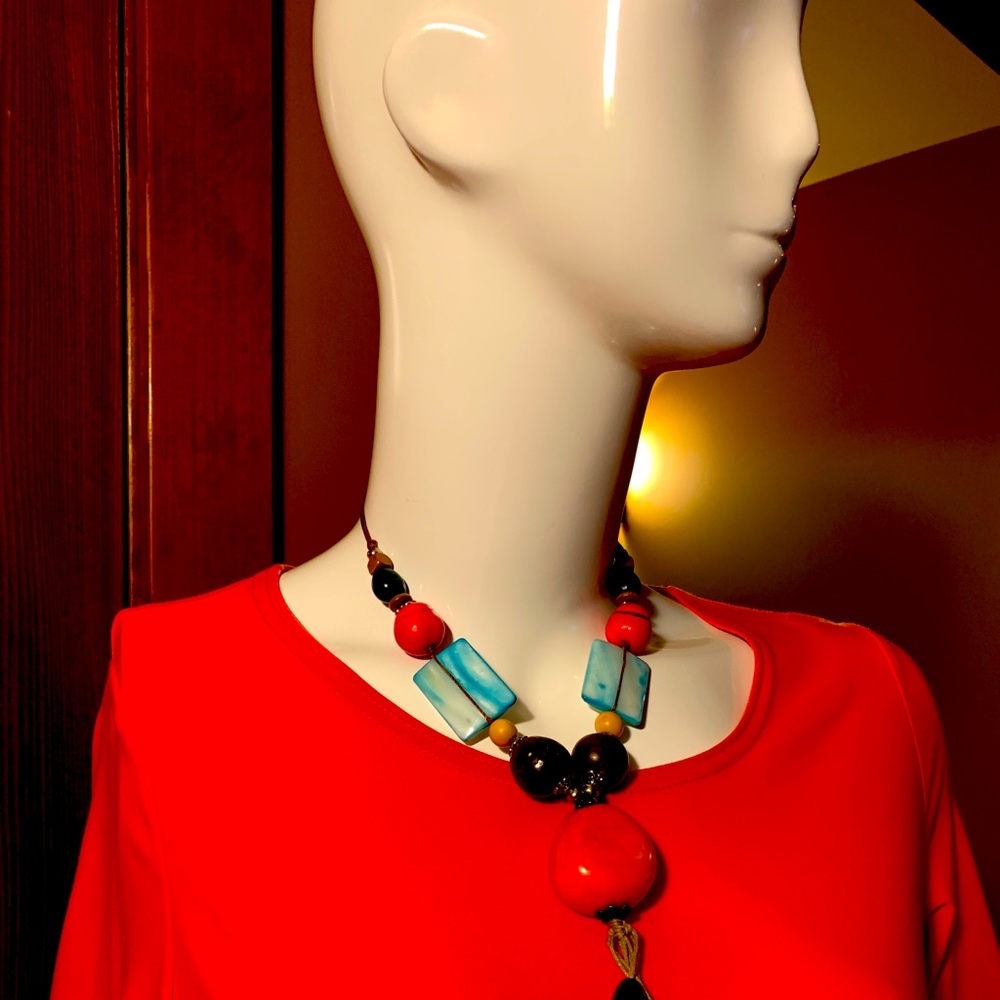 Hand made necklace from Cartagena